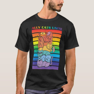 Ally Kat Trots Ally Katten Verenigen Ally Kat T-shirt