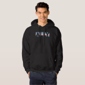 ALLY LGBTQ Transgender Pride Flag Trans Love Vinta Hoodie (Voorkant volledig)