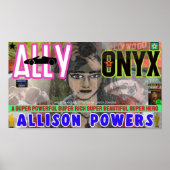 ALLY ONYX POSTER (Voorkant)