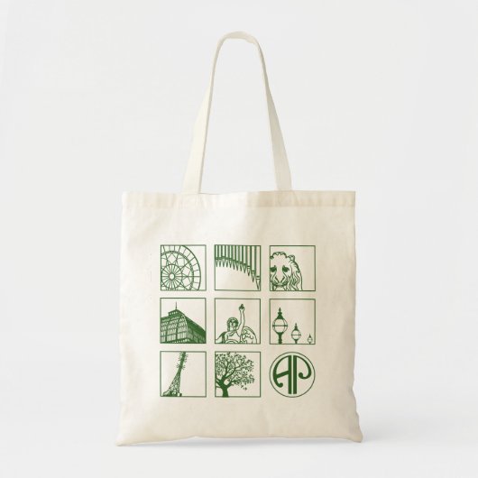 Ally Pally Shopping bag Tote Bag (Voorkant)