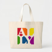 Ally Pop Bag Grote Tote Bag (Voorkant)