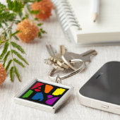 Ally Pop Black Sleutelhanger (Zijkant)