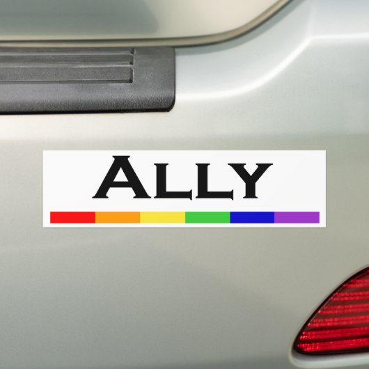 Ally Pride Bumper Sticlker Bumpersticker (Op auto)