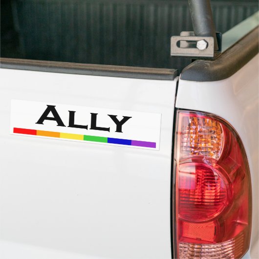 Ally Pride Bumper Sticlker Bumpersticker (Op Truck)