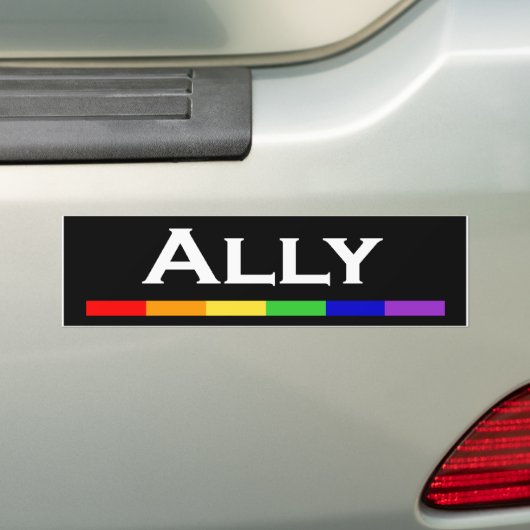 Ally Pride Bumper Sticlker Bumpersticker (Op auto)