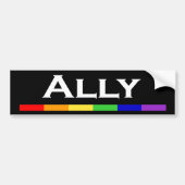 Ally Pride Bumper Sticlker Bumpersticker (Voorkant)