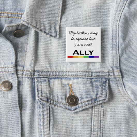 Ally Pride Button (In situ)