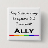 Ally Pride Button (Voorkant)