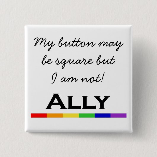 Ally Pride Button (Voorkant)
