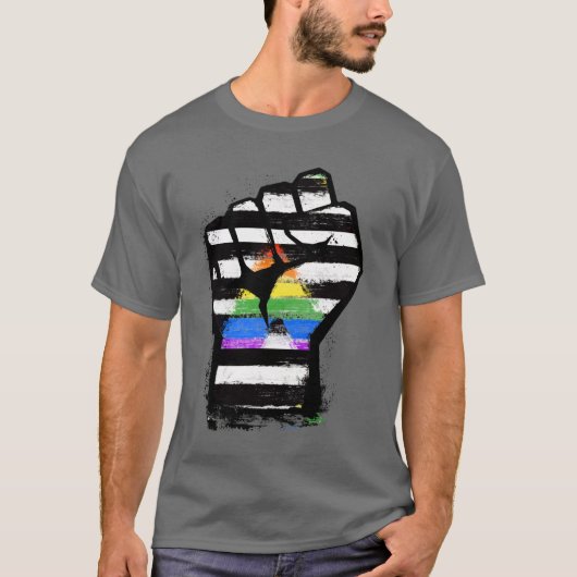 Ally Pride Fist T-shirt (Voorkant)