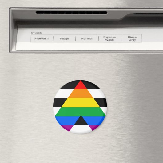 Ally Pride Flag Magneet (Insitu (Vaatwasser))