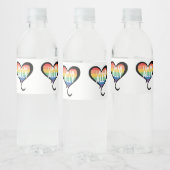 Ally Pride Rainbow Waterfles Etiket (Flessen)