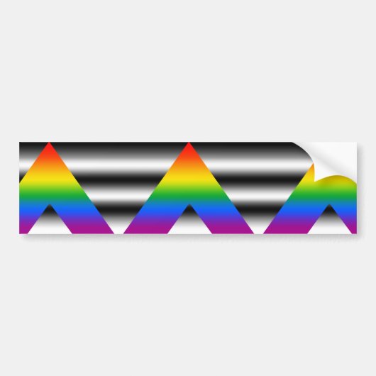 Ally Pride T-shirt bumpersticker (Voorkant)