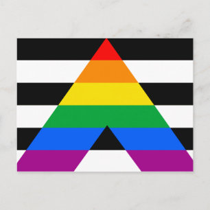 Ally Pride-vlag Briefkaart