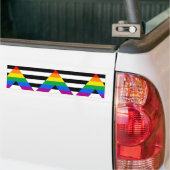 Ally Pride-vlag Bumpersticker (Op Truck)