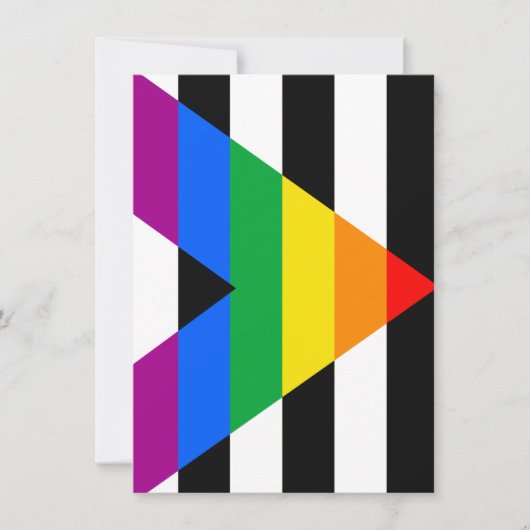 Ally Pride-vlag Feestdagenkaart (Voorkant)