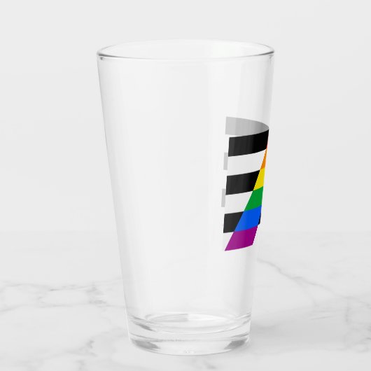 Ally Pride-vlag Glas (Rechts)