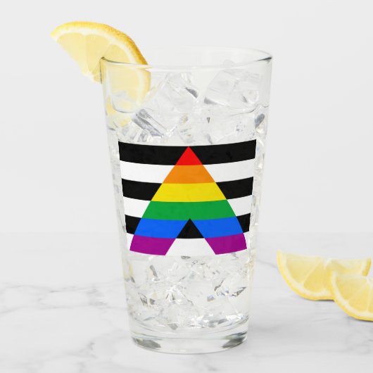 Ally Pride-vlag Glas (Voorkant ijs)