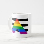 Ally Pride-vlag Koffiemok (Voorkant links)