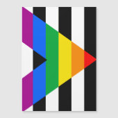 Ally Pride Vlag Magnetische Uitnodiging (Voorkant)