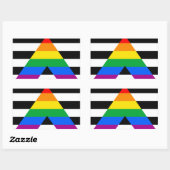 Ally Pride-vlag Rechthoekige Sticker (Vel)