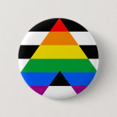 Ally Pride-vlag Ronde Button 5,7 Cm (Voorkant)