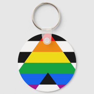Ally Pride-vlag Sleutelhanger