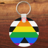 Ally Pride-vlag Sleutelhanger (Voorkant)