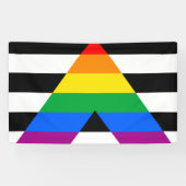Ally Pride-vlag Spandoek (Horizontaal)