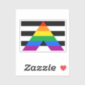 Ally Pride-vlag Sticker (Vel)