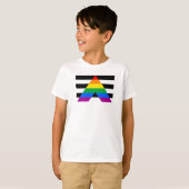 Ally Pride-vlag T-shirt (Voorkant volledig)