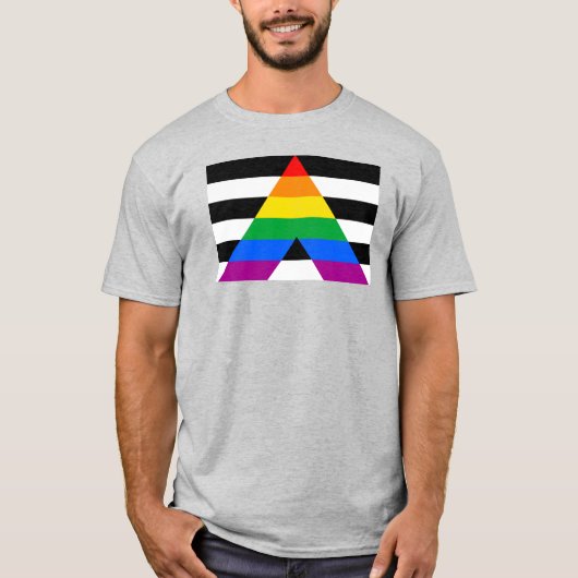 Ally Pride-vlag T-shirt (Voorkant)