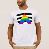 Ally Pride Vlag T-shirt (Voorkant)
