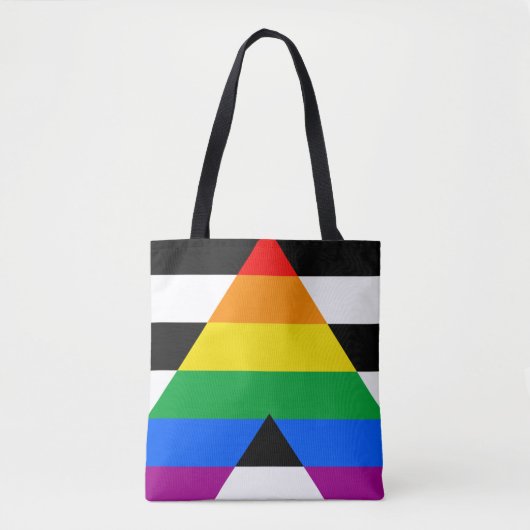 Ally Pride-vlag Tote Bag (Voorkant)