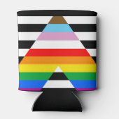 Ally Progress Pride Flag Blikjeskoeler (Achterkant)