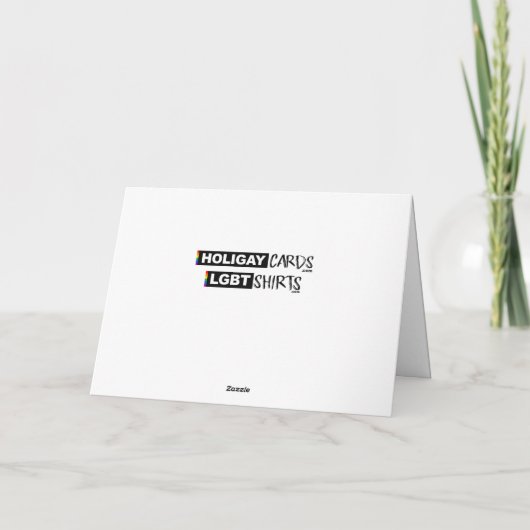 Ally Progress Pride Flag Kaart (Achterkant)