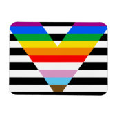 Ally Progress Pride Flag Magneet (Horizontaal)