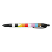 Ally Progress Pride Flag Zwarte Inkt Pen (Bodem)