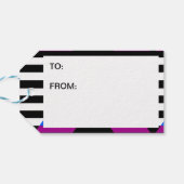 Ally Progress Pride Vlag Cadeaulabel (Achterkant Horizontaal)