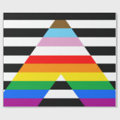 Ally Progress Pride Vlag Cadeaupapier (Vlak)