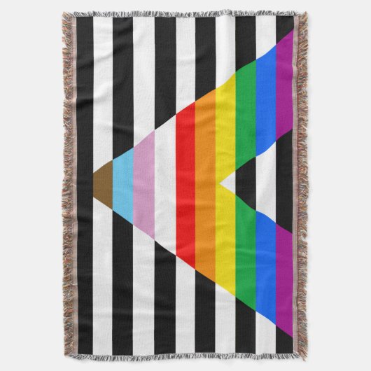 Ally Progress Pride Vlag Deken (Voorkant Verticaal)