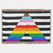 Ally Progress Pride Vlag Deken (Voorkant)