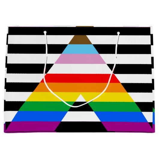 Ally Progress Pride Vlag Groot Cadeauzakje (Voorkant)