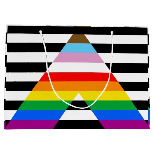 Ally Progress Pride Vlag Groot Cadeauzakje (Achterkant)