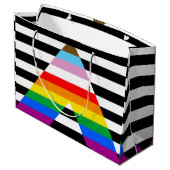 Ally Progress Pride Vlag Groot Cadeauzakje (Achterkant Gekanteld)