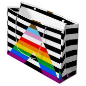Ally Progress Pride Vlag Groot Cadeauzakje (Voorkant Gekanteld)