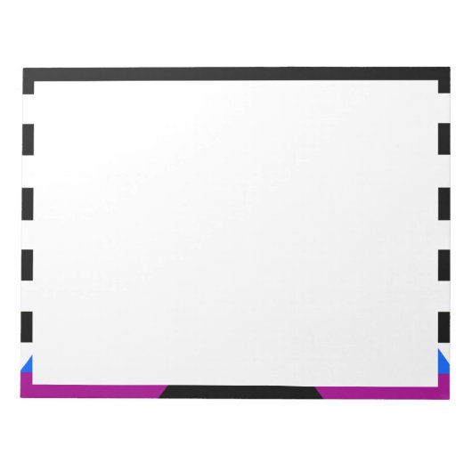 Ally Progress Pride Vlag Notitieblok (Voorkant)