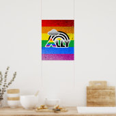 ALLY RAINBOW -.png Poster (Keuken)
