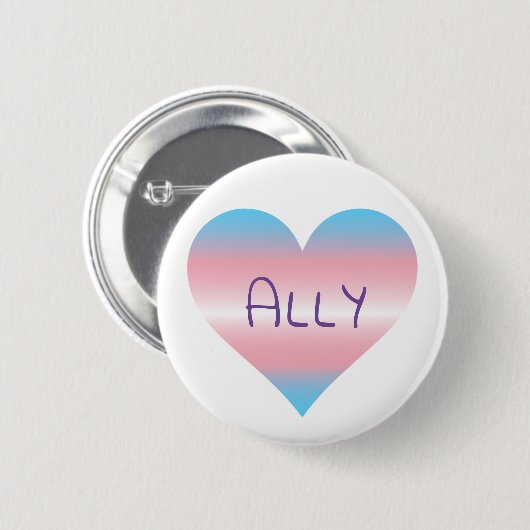 ALLY RONDE BUTTON 5,7 CM (Voorkant /achterkant)