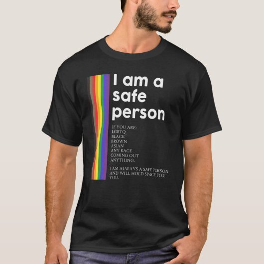 Ally Safe Person LGBTQ Ally T-shirt (Voorkant)